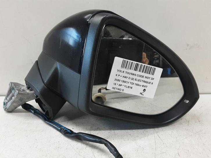RETROVISEUR EXTERIEUR DROIT Volkswagen Touran (5T1), Autos : Pièces & Accessoires, Rétroviseurs, Volkswagen, Utilisé