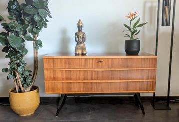 vintage ladekast Alfred Hendrickx Belform, 3 ou 4 tiroirs, 25 à 50 cm, Vintage mid-century, Moins de 100 cm