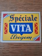 Oud bieretiket Spéciale brouwerij Vita Elsegem, Verzamelen, Ophalen of Verzenden, Zo goed als nieuw