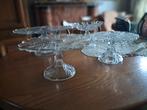 Glazen taartschotels, Antiek en Kunst, Antiek | Glaswerk en Kristal, Ophalen