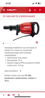 Hilti avr 1000 breekhamer, Ophalen of Verzenden, Zo goed als nieuw