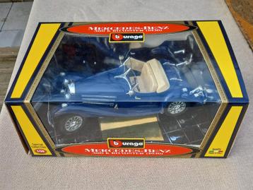 modèle de voiture Burago 1/20 Mercedes 1928, Enlèvement ou Envoi, Comme neuf, Voiture, Burago