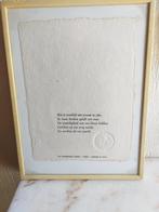 handgeschept papier, Ophalen