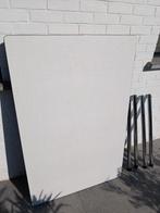 Uitschuifbare keukentafel, Ophalen, Gebruikt, 50 tot 100 cm, Vijf personen of meer