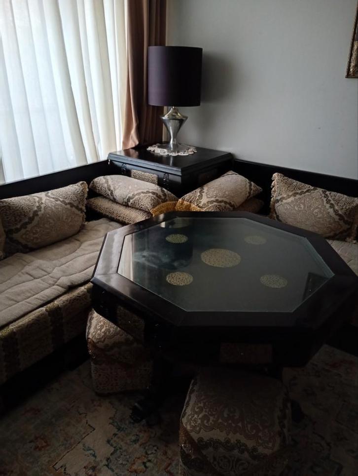 Marokkaanse salon te koop, Huis en Inrichting, Zetels | Complete zithoeken, Stof, Ophalen