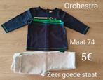 Setje t-shirt lange mouwen en broekje Orchestra - maat 74, Kinderen en Baby's, Ophalen of Verzenden, Zo goed als nieuw, Setje
