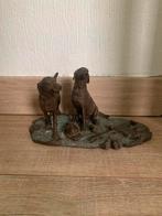 Bronzen beeld honden, Enlèvement, Bronze