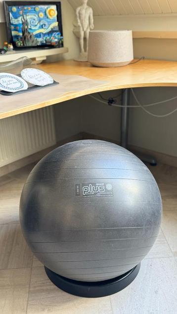 Gymnic Plus Zitbal (donkergrijs) met  - 65cm beschikbaar voor biedingen