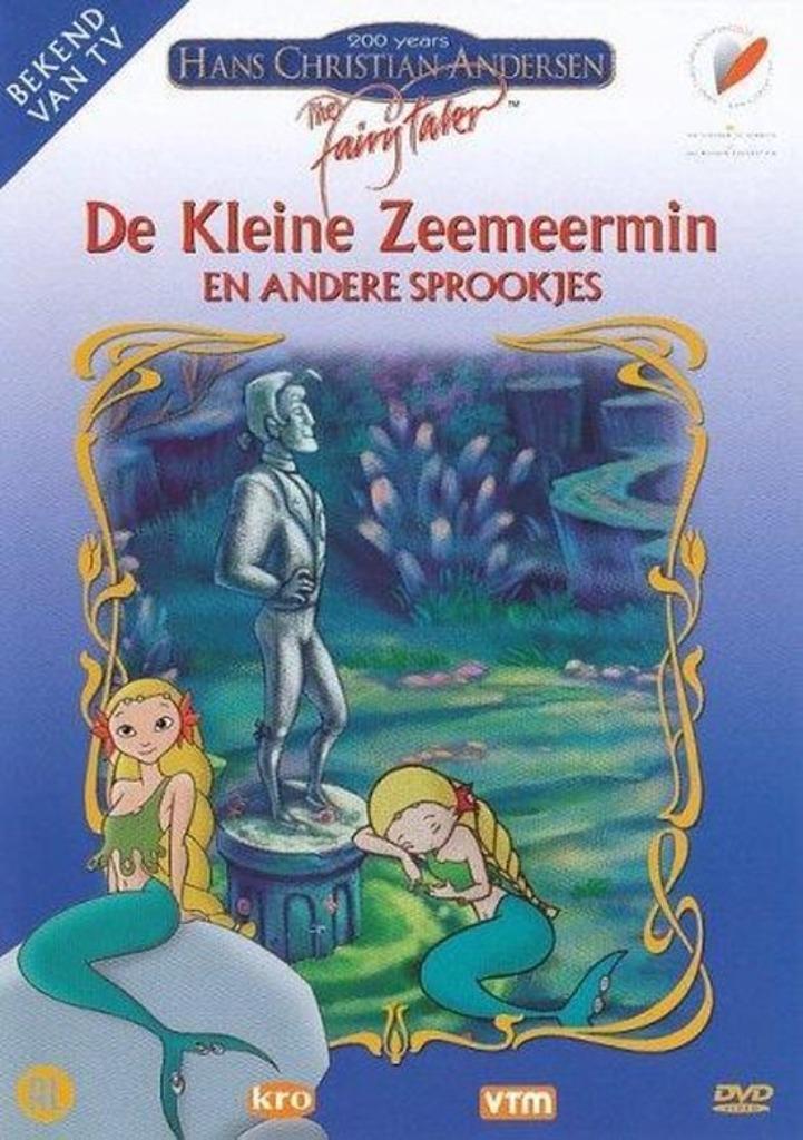 Dvd - Hans Christian Andersen - De kleine zeemeermin, Cd's en Dvd's, Dvd's | Tekenfilms en Animatie, Ophalen of Verzenden