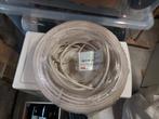 Flexibele elektrische kabel HO5VV-F 3G0,75 mm² Wit, ca. 90 m, Ophalen, Zo goed als nieuw, Kabel of Snoer