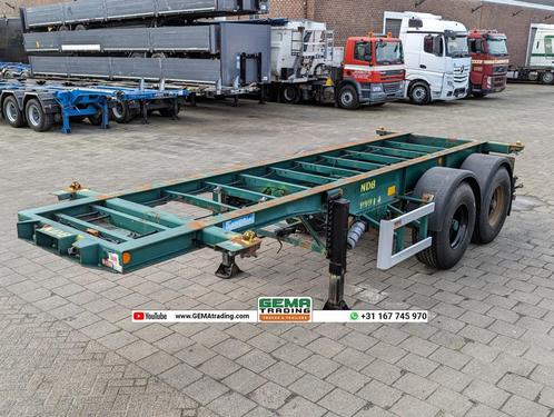 Flandria OP CC 2A 20FT 2-Assen ROR - DrumBrakes - Leaf Suspe, Autos, Camions, Entreprise, ABS, Remorques et Semi-remorques