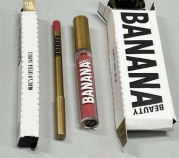 BANANA Beauty ALOHA LIPSTICK + ALOHA Gold Lipliner roze set beschikbaar voor biedingen