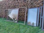 Fenêtres double vitrage en bois, Bricolage & Construction, Utilisé, Enlèvement ou Envoi, Double vitrage