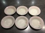6 diepe bordjes, Huis en Inrichting, Ophalen of Verzenden, Zo goed als nieuw