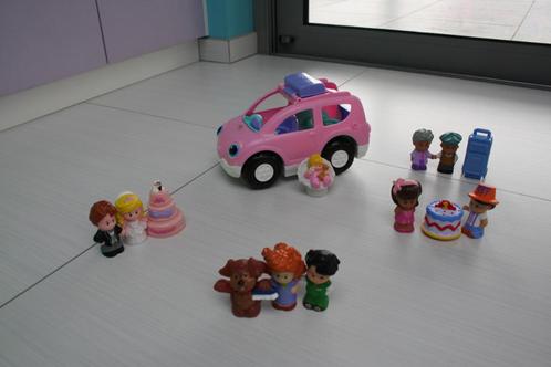 Little people (4 setjes + auto), Kinderen en Baby's, Speelgoed | Fisher-Price, Gebruikt, Speelset, Ophalen of Verzenden
