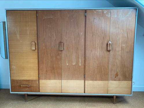 Vintage kleerkast, Huis en Inrichting, Kasten | Kleerkasten, Gebruikt, Ophalen