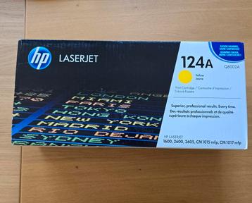 Toner jaune HP 124A/Q6002A - Toner laser jaune, Enlèvement ou Envoi, Neuf, Cartridge, Hp