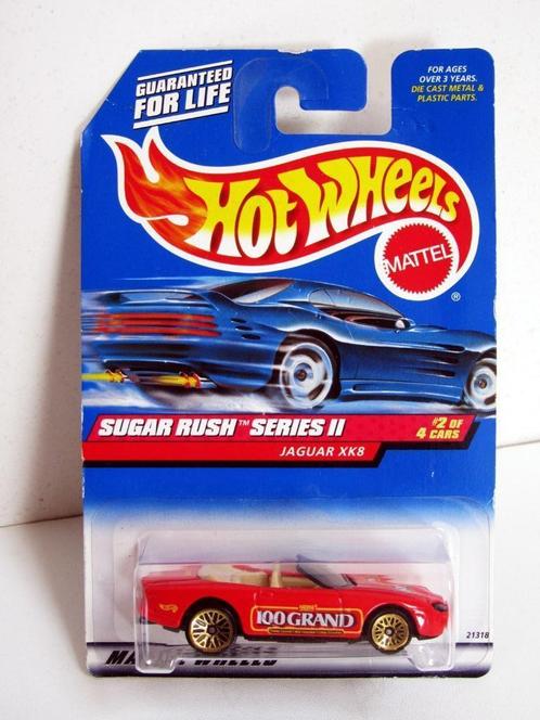 Jaguar XK8 Nestlé Sugar Rush Series II Hot Wheels (1998), Hobby en Vrije tijd, Overige Hobby en Vrije tijd, Zo goed als nieuw