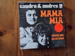 45T Sandra & Andres - Mama mia, 7 pouces, Pop, Utilisé, Enlèvement ou Envoi