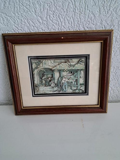 Kader anton pieck, Antiek en Kunst, Curiosa en Brocante, Ophalen of Verzenden