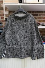 Pulleke zwart wit zijstreep Brax mt 46 (bel 48), Kleding | Dames, Truien en Vesten, Overige kleuren, Brax, Maat 46/48 (XL) of groter