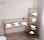 Make up tafel en kast Metaal goud, Enlèvement ou Envoi