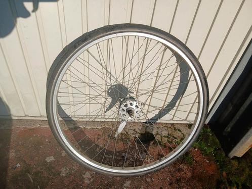 28inch achterwiel met 3 versn naaf trommelrem, Fietsen en Brommers, Fietsonderdelen, Gebruikt, Algemeen, Wiel, Ophalen of Verzenden