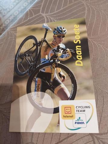 Wielerkaart : Daan Soete / Telenet-Fidea Cycling Team beschikbaar voor biedingen