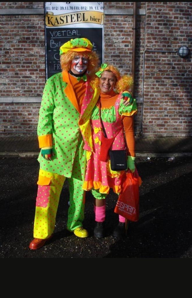 Clowns, Kleding | Dames, Carnavalskleding en Feestkleding, Zo goed als nieuw, Ophalen