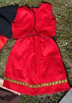 Tenue traditionnelle rouge – Déguisement fille 8-10 ans, Enlèvement ou Envoi, Utilisé, 134 à 140, Fille