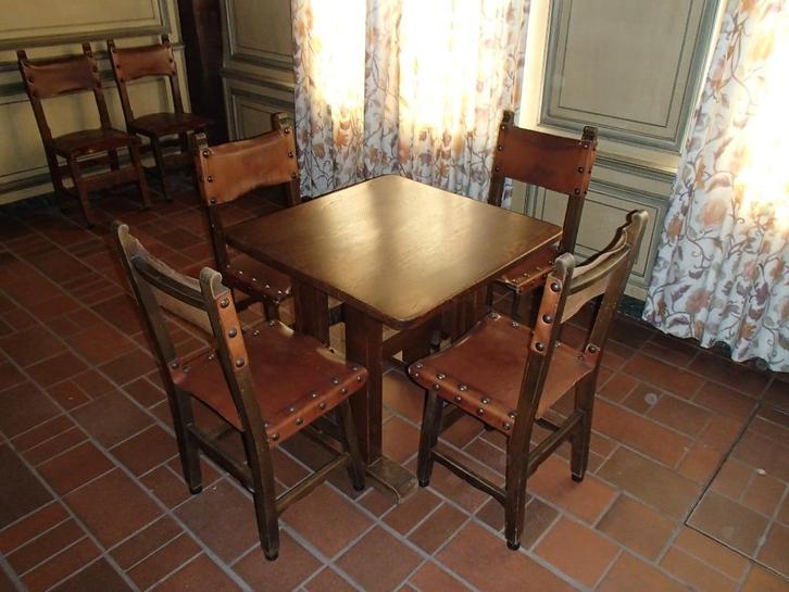 tafels en stoelen, Huis en Inrichting, Tafels | Eettafels, Gebruikt, Ophalen