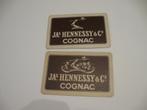 2 losse oude speelkaarten Cognac Hennessy & C. (15), Collections, Comme neuf, Carte(s) à jouer, Enlèvement ou Envoi