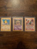 Lot 3 cartes Pokémon Promo – Pikachu Surfeur, Mewtwo, Entei, Enlèvement ou Envoi, Utilisé, Plusieurs cartes