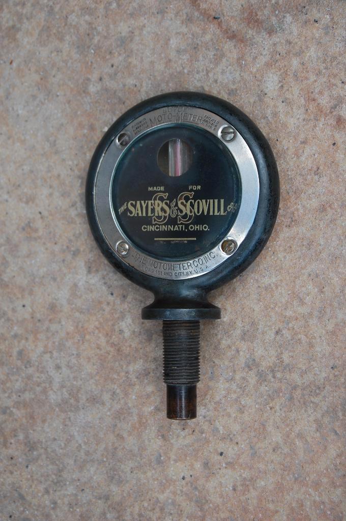 bouchon radiateur USA Sayers & Scovill 1920 Boyce motometer, Antiquités & Art, Curiosités & Brocante, Enlèvement ou Envoi