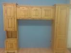 meuble en pin  chambre à coucher "pont de lit", Huis en Inrichting, Ophalen, Zo goed als nieuw, Tweepersoons, Montagne - pont de lit
