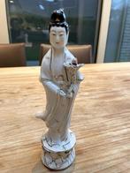 Porseleinen Kwan Yin beeldje met los handje, Ophalen, Zo goed als nieuw, Religie