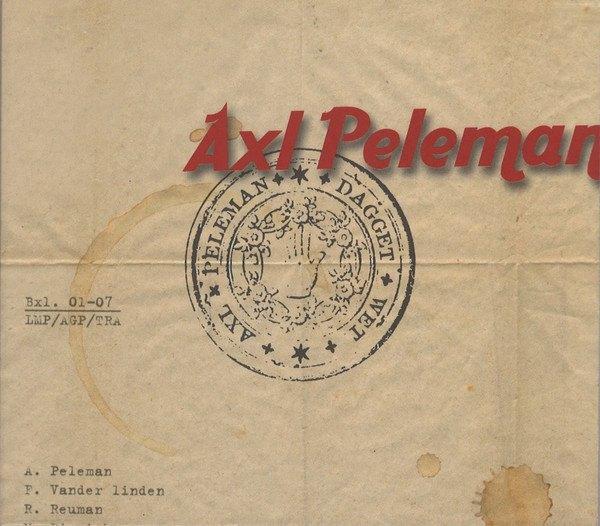 CD- Axl Peleman- Dagget Wet, Cd's en Dvd's, Cd's | Rock, Verzenden