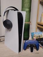 Playstation 5, disc edition + accessoires, Ophalen of Verzenden, Zo goed als nieuw, Playstation 5