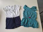 2 Playsuits maat 104, Enfants & Bébés, Vêtements enfant | Taille 104, Enlèvement, Utilisé, Fille
