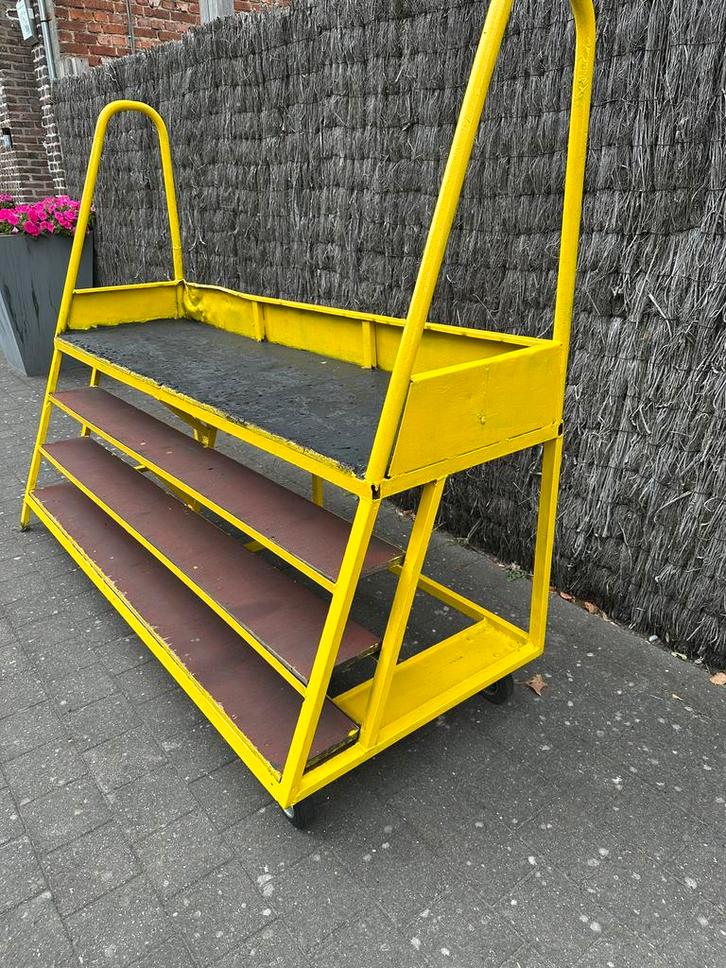 Trapladder werkplatform, Doe-het-zelf en Bouw, Ladders en Trappen, Trap, Ophalen of Verzenden