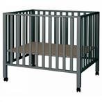 Parc bebe grsi anthracite avec matelas peu utilisé, Enfants & Bébés, Parcs, Enlèvement, Utilisé, Rectangulaire, Roulettes