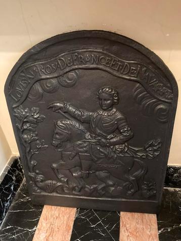 Plaque de cheminée louisxv en bronze beschikbaar voor biedingen