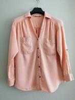 mooie zalmroze bloes  Zara  maat S, Enlèvement ou Envoi, Autres couleurs, Porté, Zara