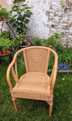 Fauteuil Ikea rotan, Tuin en Terras, Tuinstoelen, Ophalen, Zo goed als nieuw, Rotan
