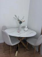 Table a manger et 4 chaises a discuter, Enlèvement, Comme neuf