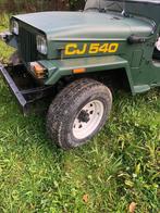 Jeep Mahindra CJ540 diesel, Auto's, Jeep, 4 zetels, Zwart, CJ, Vierwielaandrijving