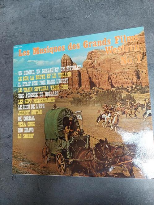 Disque 33t vinyle Les musiques des grands films Western, Cd's en Dvd's, Vinyl | Country en Western, Gebruikt, Ophalen