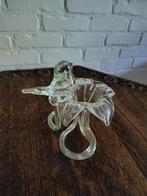 vaasje met vogeltje, Huis en Inrichting, Woonaccessoires | Vazen, Ophalen, Zo goed als nieuw, Overige kleuren, Glas