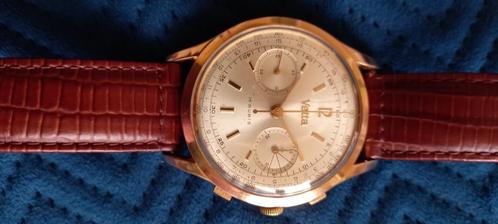 Vetta chronographe, Bijoux, Sacs & Beauté, Montres | Hommes, Comme neuf, Montre-bracelet, Autres marques, Acier, Cuir, Enlèvement ou Envoi