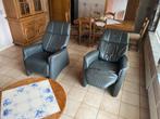 Leren salon  2zit en 2 relaxen 200 euro salon tafel 50 euro, Maison & Meubles, Fauteuils, Comme neuf, Enlèvement ou Envoi